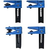 4PCS brake line clamp，auto brake fluid line plug，brake line plug，line lock kit for brakes，Oil Tool Brake Tubing to Prevent Oil Spills，Universal for Most Cars (Blue)