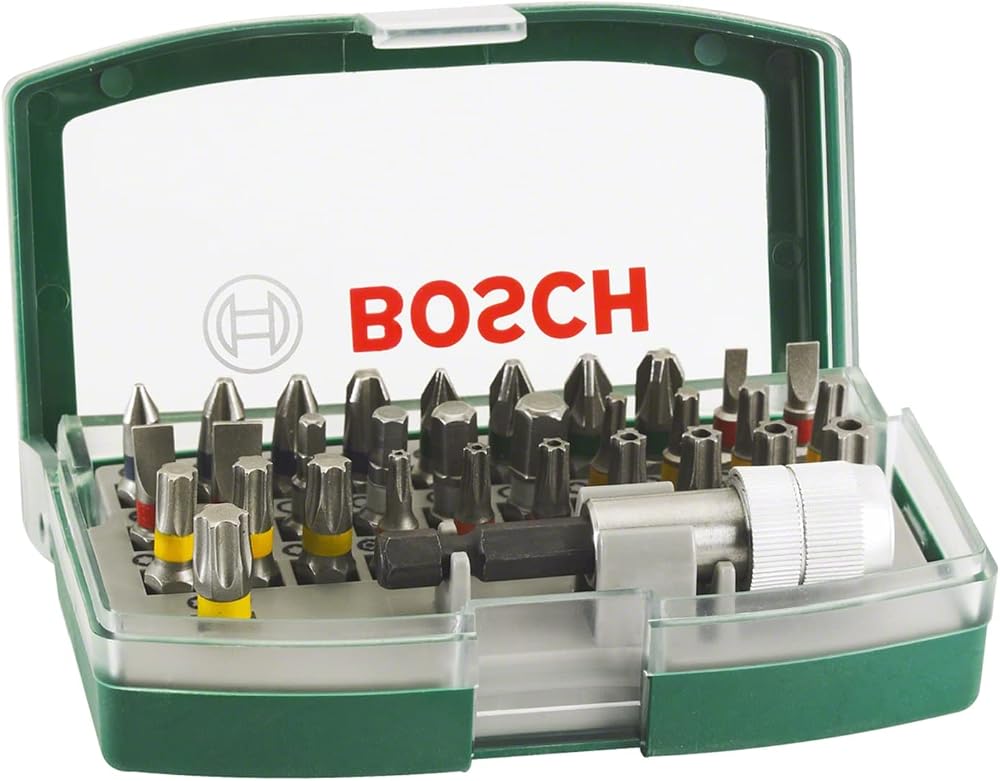 Bosch 32pc Screwdriver Bit Set PH, PZ, Hex, Torx, S-Bit