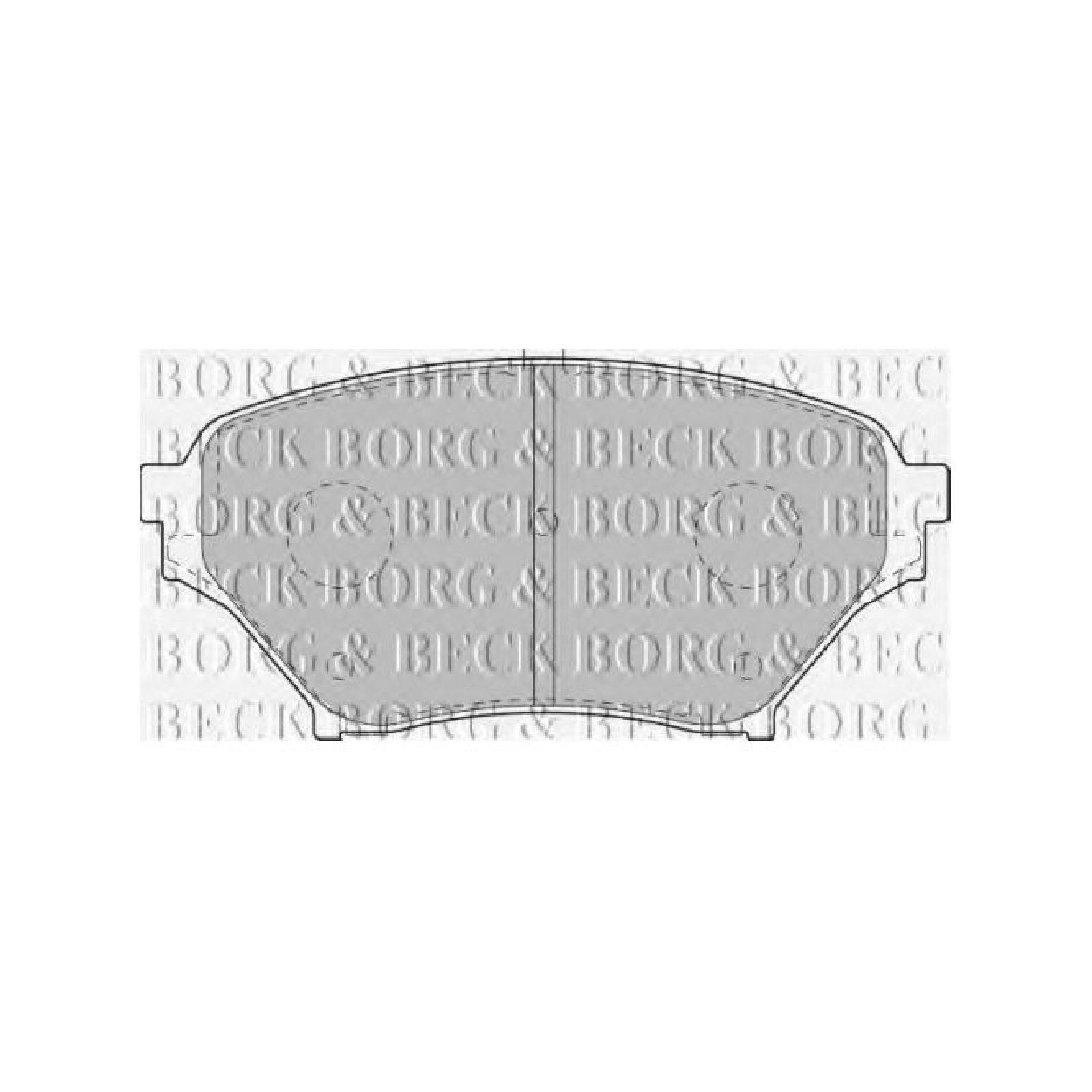 Borg & Beck BBP1817 Front Brake Pads To Fit Mazda MX5 (NB) 01-