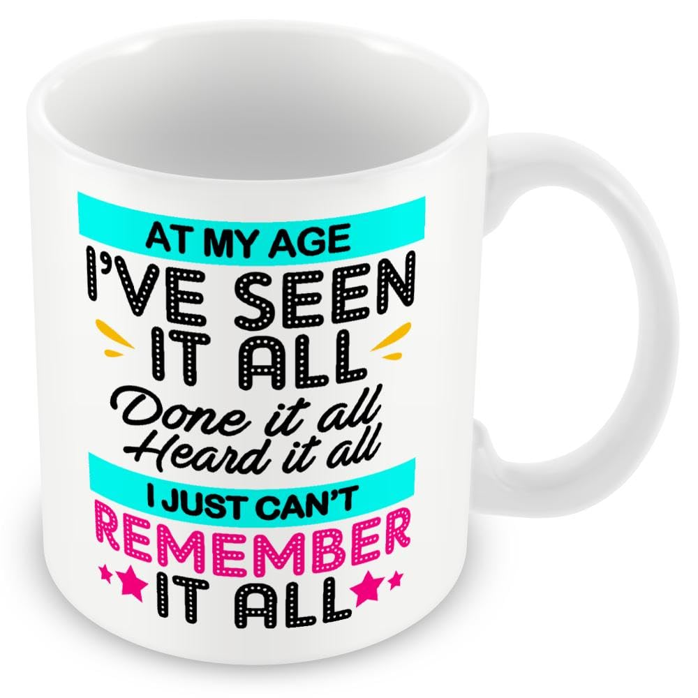 MUGGZ Funny Gift for Old Person – Bad Memory Quote Gift