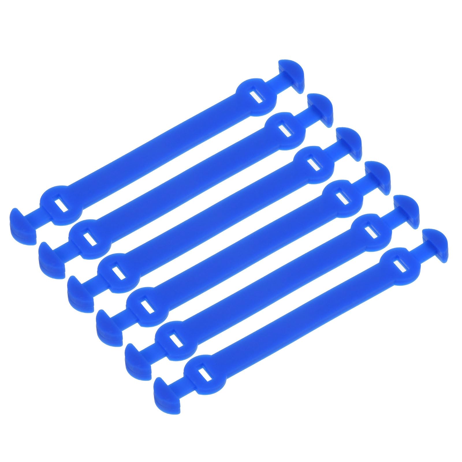 M METERXITY 6 Pack Tennis Dampener - Shock Absorber, Silicone Racket String Damping, Apply to Tennis Racket (10.4cm, Blue)