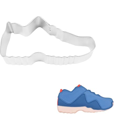 Trainer Sneaker Shoe Cookie Cutter – 3D Printed PLA, UK Made, Fondant Pastry