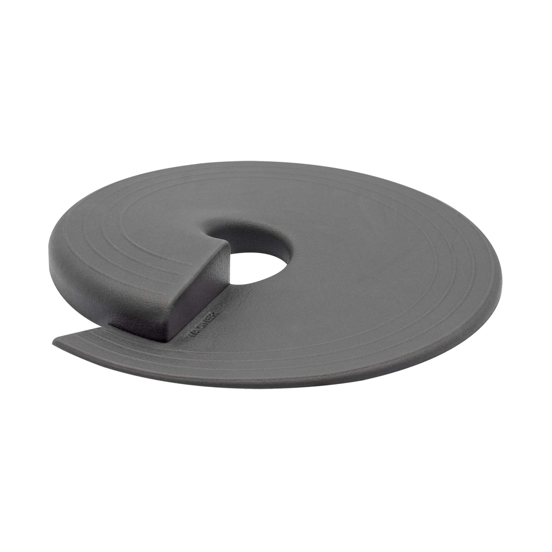 Wagner Door Wedge/Doorstop - Ø 110 x 13 mm, Grey Design Wedge Made of an Innovative elastomer, to be Pushed Underneath Doors or to be clamped, with Incline for Different uses - 15697701