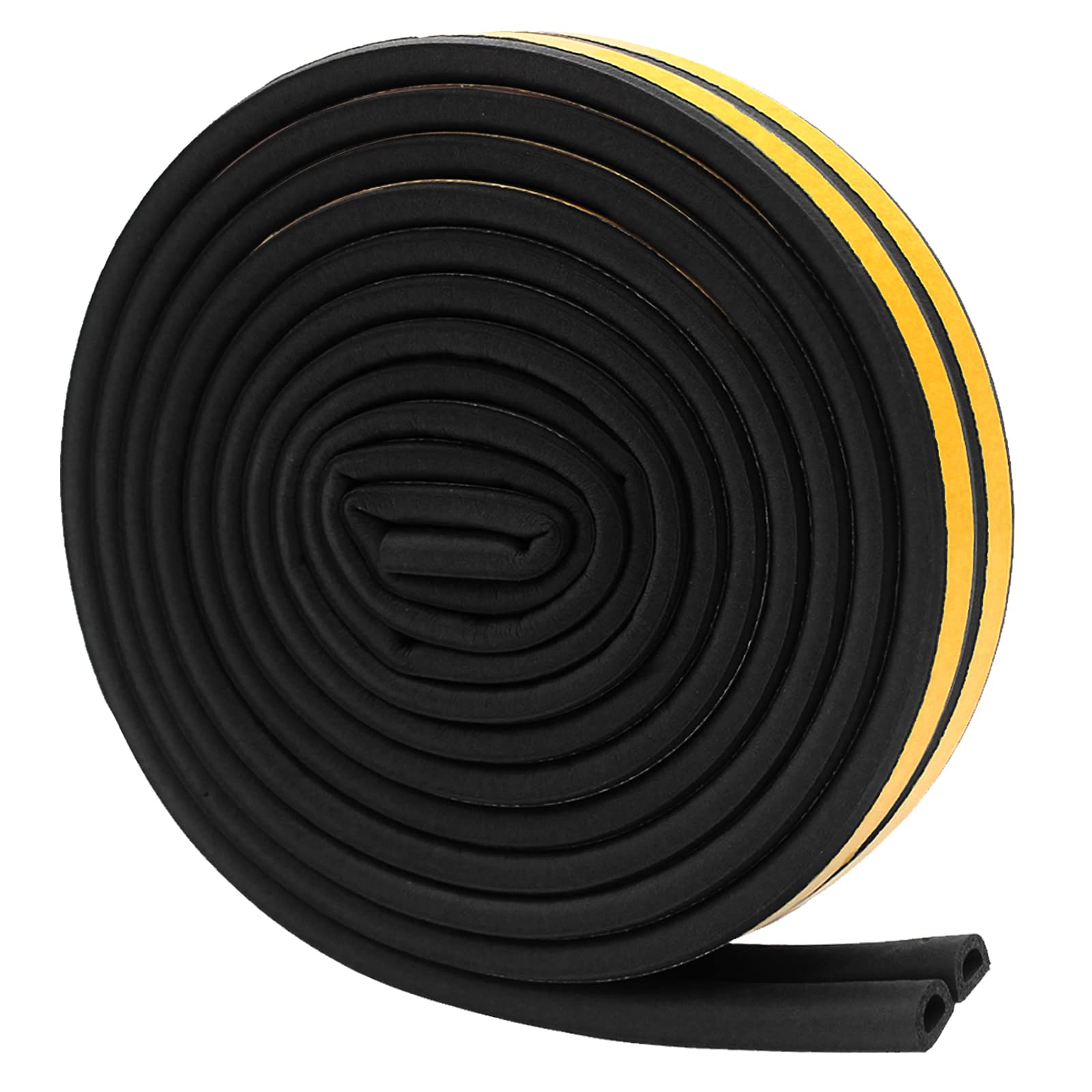 Cinvo Weather Stripping for Door Self Adhesive Window Seal Foam Strip for Soundproofing Collision Avoidance Insulation Gap Blocker for Doors and Windows