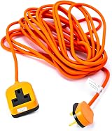 Status 10m Heavy Duty Extension Lead Single Socket Orange 13A Outdoor Power view 3