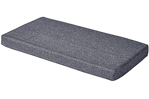 SAMTY Bench Seat Memory Foam Chair Pads Non-Slip Rubber Back Indoor Swing/Settee Cushion 36 x 12 inch