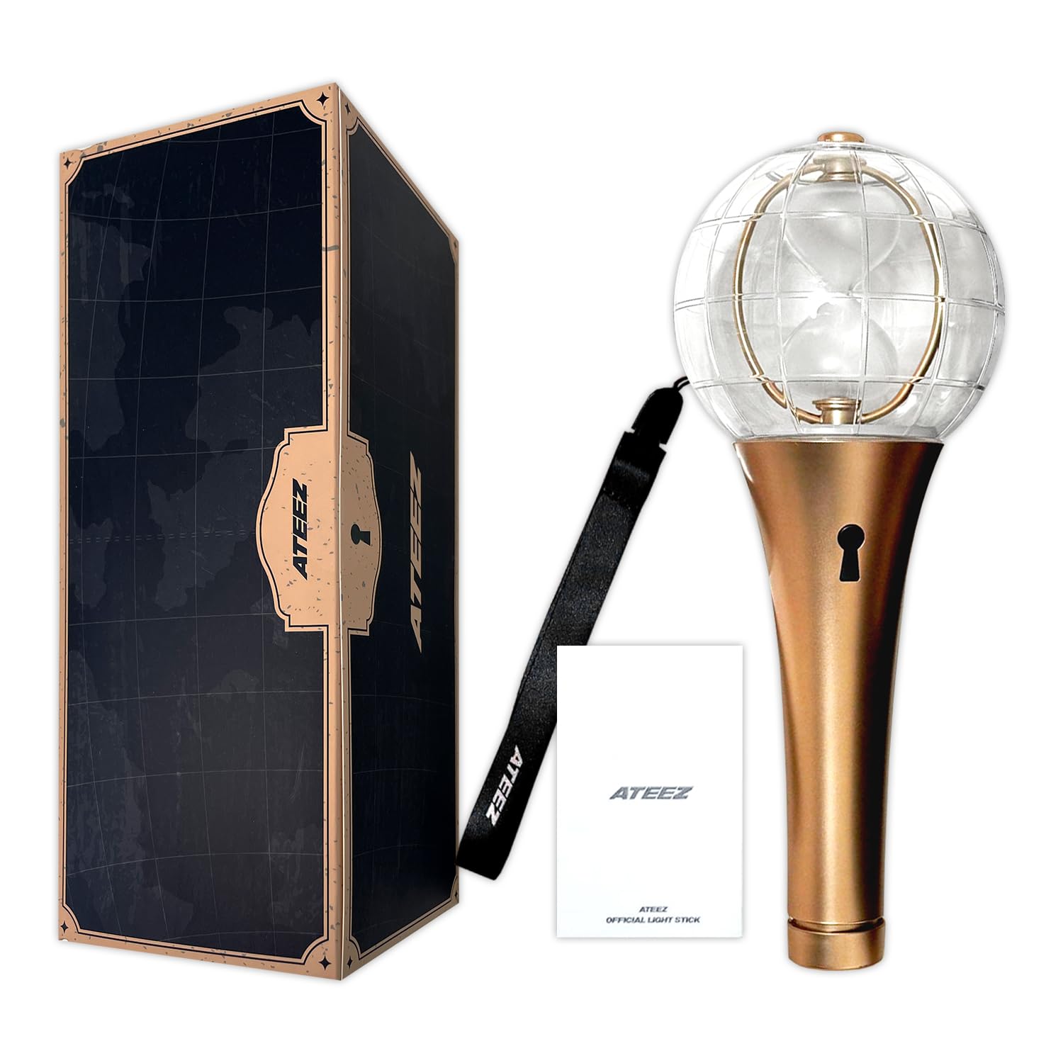 ATEEZ Official LIGHTSTICK ver.2 (+Seller's Gift : Ateez photocards Set)