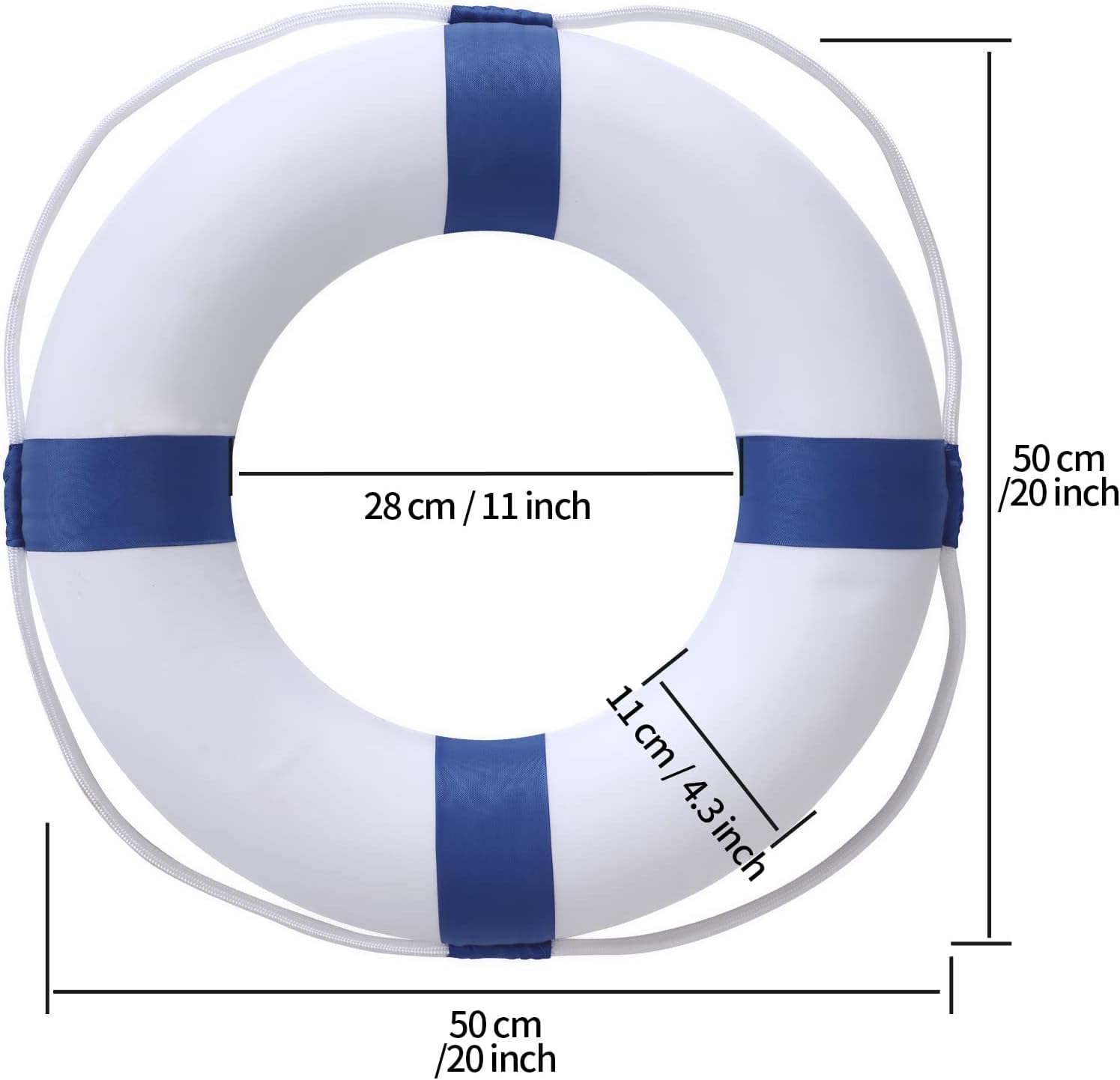Perimeter Ring Mua RAYBITU 20 Inch Swimming Foam Ring, Pool Foam Ring Swimming Pool ...