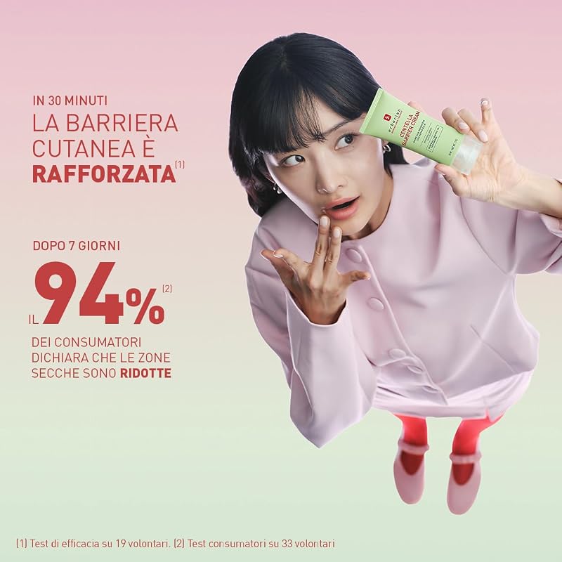 - Centella Barrier Cream - Balsamo Cica-Riparatore Anti-Arrossamenti Viso & Corpo - Ripara e Nutre la pelle - Cosmetici Coreani - 50 ml