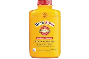 Gold Bond Medicated Body Powder Original Strength, 1 oz., Cooling, Absorbing & Itch Relief