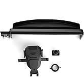 FIILINES Phone Mount for Honda Civic 2022 2023 2024 2025 2026, Phone Holder with Glasses Storage Box 360 Degree Rotation Cell