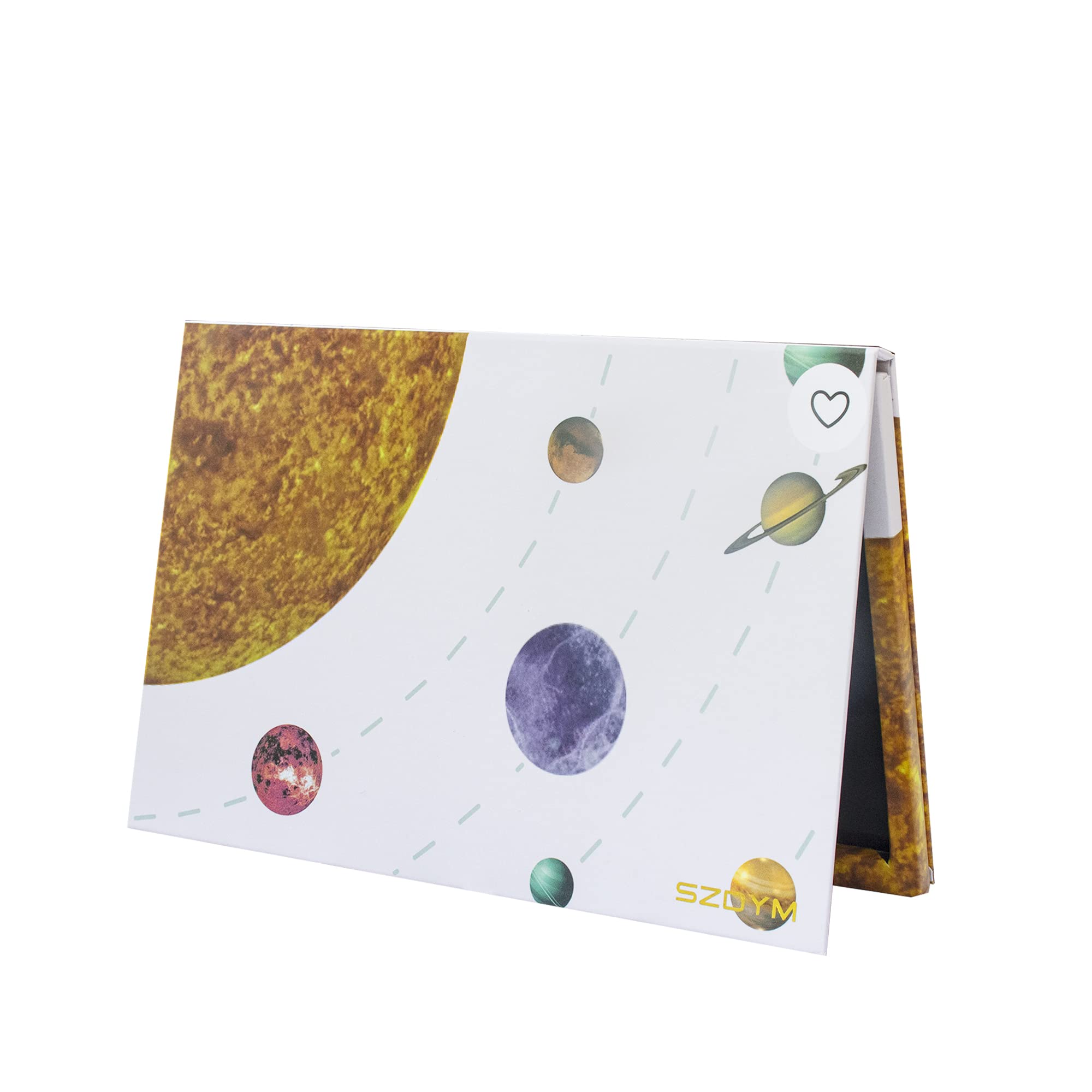 SZDYM Empty magnetic palette with Mirror,Like a Book Fashionable and beautiful empty magnetic palette Makeup Magnetic Palette