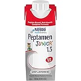 Peptamen Junior 1.5 Peptide-Based Complete Nutrition Unflavored 250 mL Carton 24 Ct