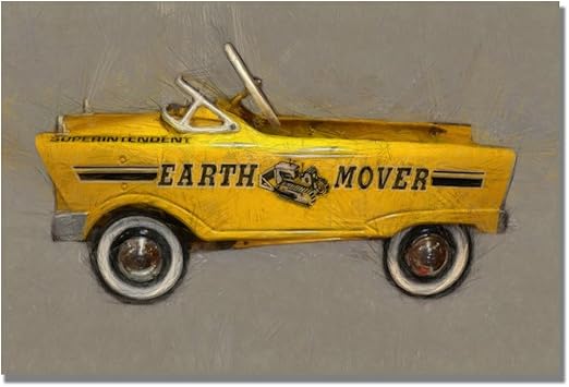 earth mover pedal car