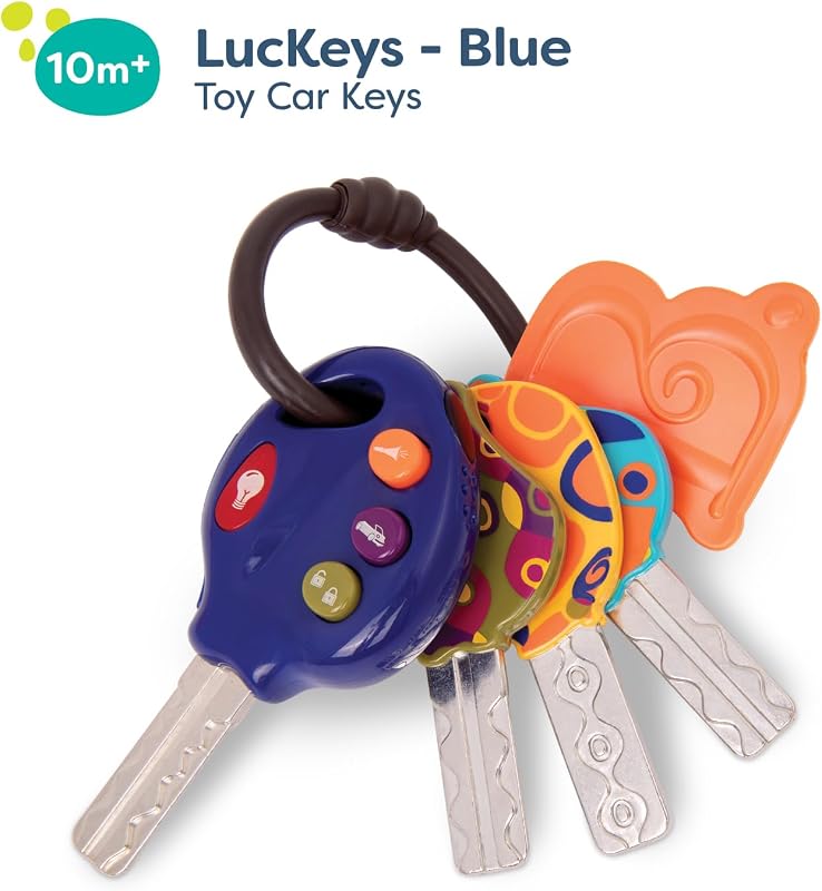 LucKeys, Llaves de Juguete interactivas con Luces y Sonidos, Azul — foto 3 de 6