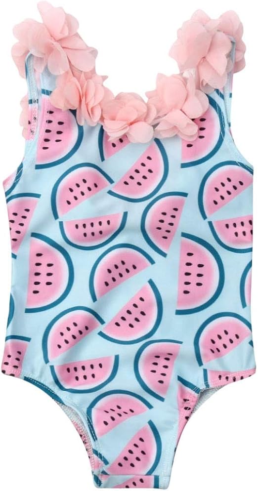 watermelon swimsuit baby