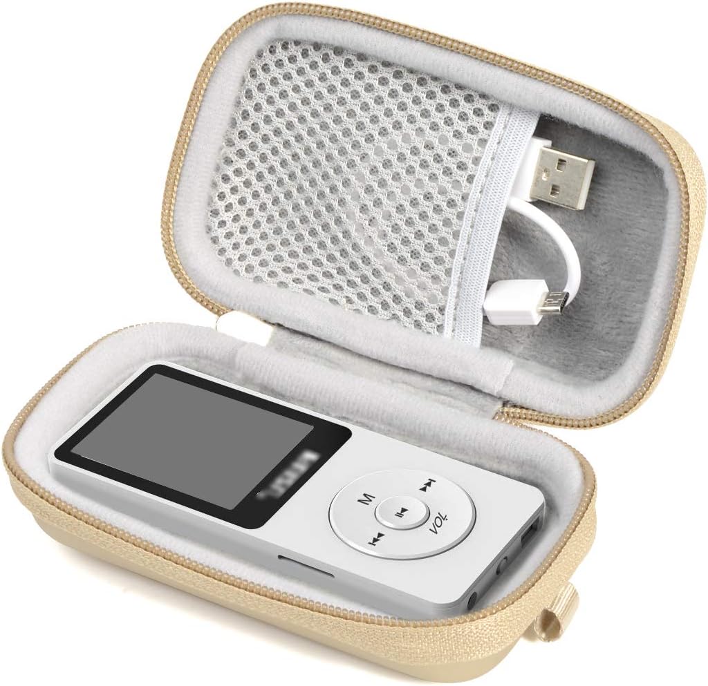 Case for Wireless Earbuds Charger Box Like Sony WF1000X/BM1, SOL Republic Amps and MP3 Player Like Soulcker, AGPTEK A01T, U1, B03, C3, Rocker V2, Iyzer 16GB, Grtdhx 16GB, Wrcibo 8GB, Mahdi, Dansrue