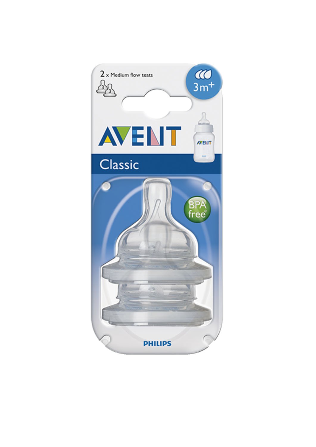 avent classic teats size 3