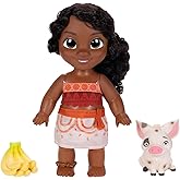 Disney Moana 2 Little Sis Simea Doll & Pua Figure - Doll Playset for Girls Officially Licensed, Makes Great Birthday Gift, Gift for Girls and Boys