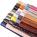 Caydo 30 Pieces 5 Styles Embossed Leather Sheet for Making Earrings, Hair Bows DIY Crafts (6.3