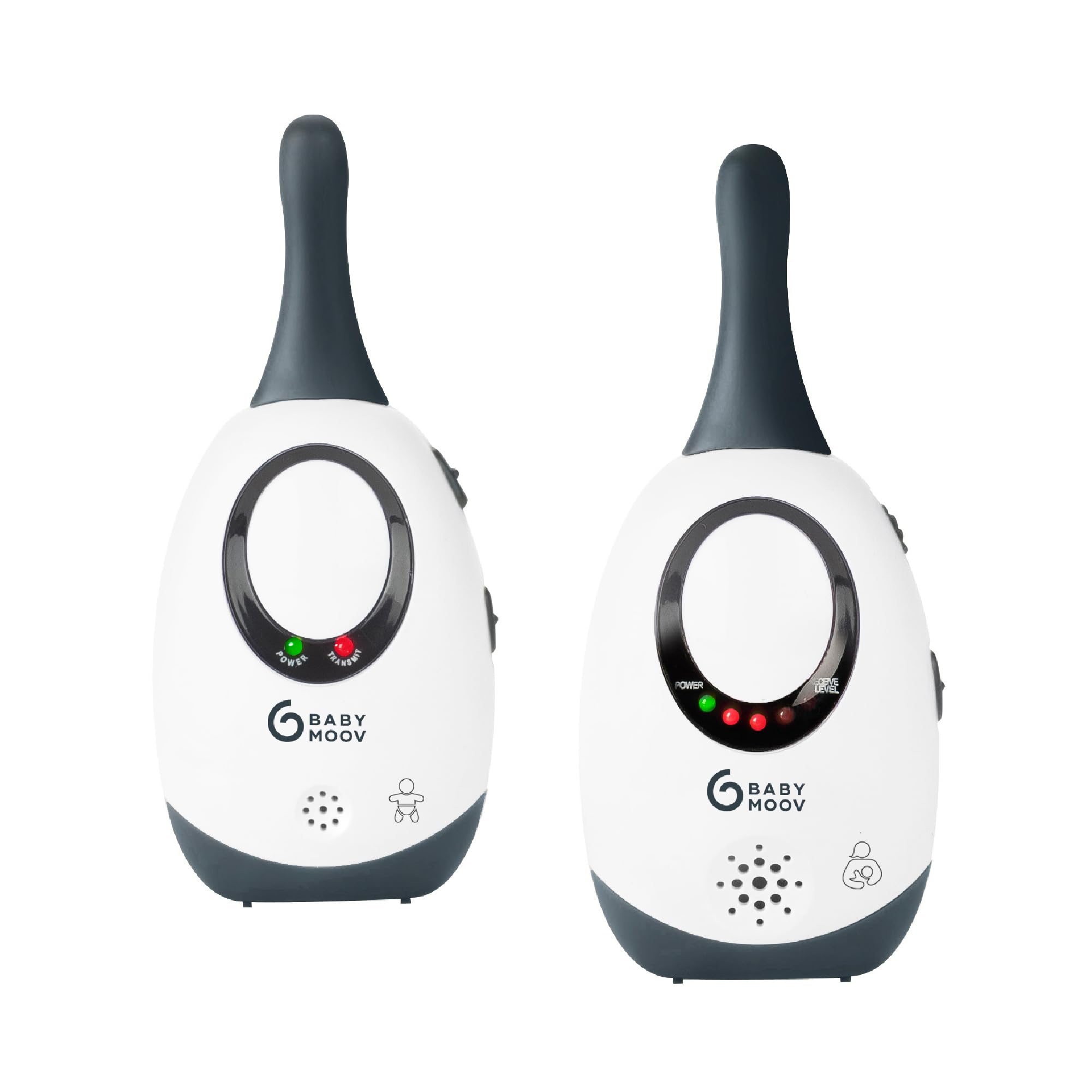 Babymoov Simply Care Audio Baby Monitor, 300 m Range (UK Plug or Battery)