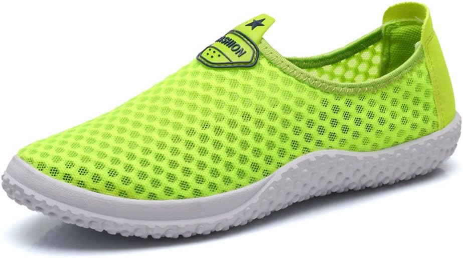Fengda Mens Breathable Mesh Comfortable Running Shoes,Walking,Running,Outdoor,Exercises,Athletic EU42 Green