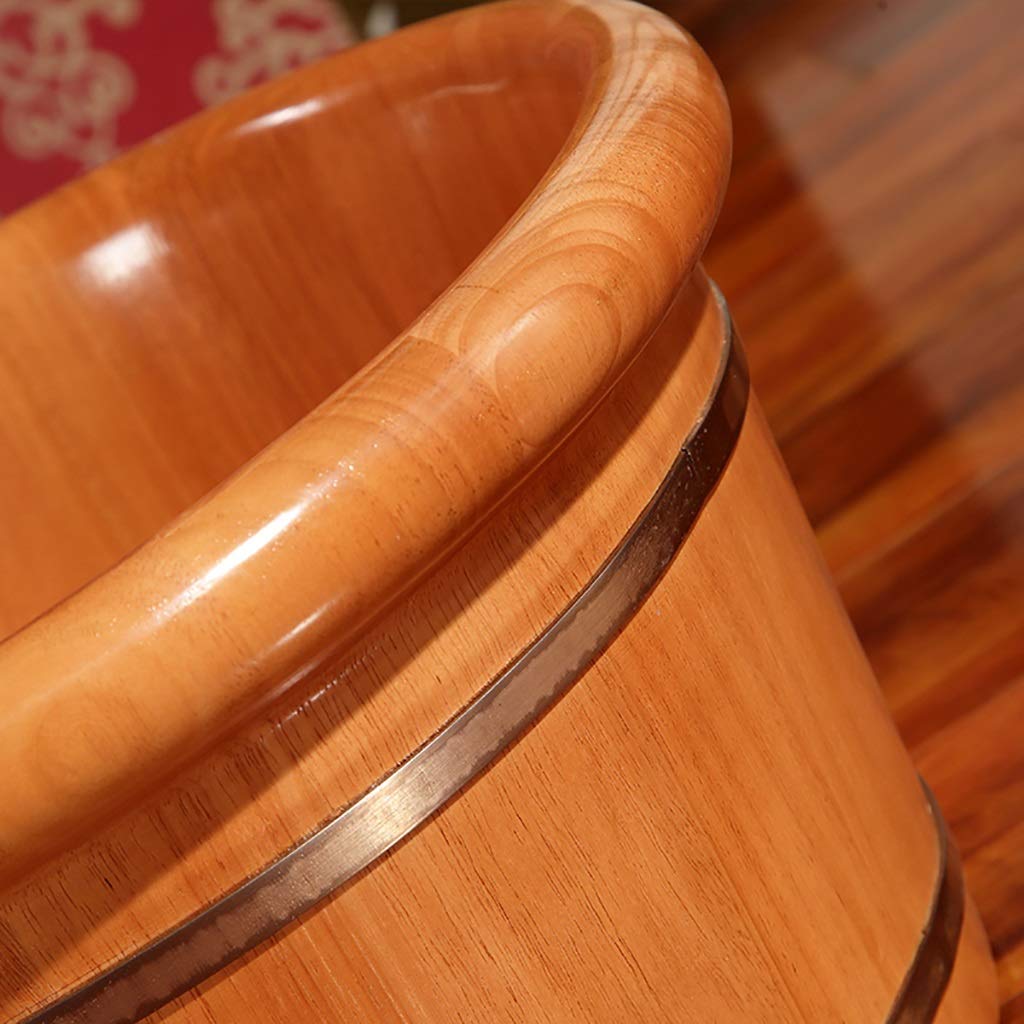 送料込 Nubaogy フットバスバレル ソリッドウッドフットバスバレル フットバス ペディキュア盆地 フットマッサージ盆地 世帯 ホテル 42 25cm B07lbv9lk5 無料長期保証 Ijsl Pubmedia Id