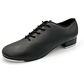 So Danca Vegan Leather Oxford Lace Up Tap Shoe, Flexible Molded Sole - Torrin TA05