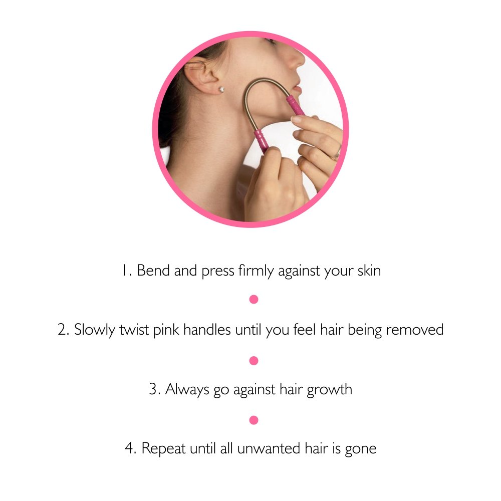 NEW Facial Hair Epilator, Hair Remover and Threading Tool all in ONE!