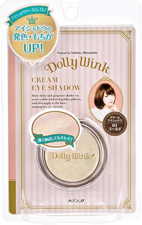 Amazon コージー本舗 ドーリーウインク クリームアイシャドウiii 01 ゴールド 2dw3760 ドーリーウィンク アイシャドウ 通販