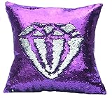 BOOBEI 18inch Double Colors Reversible Sequins Mermaid Pillow Cases 18