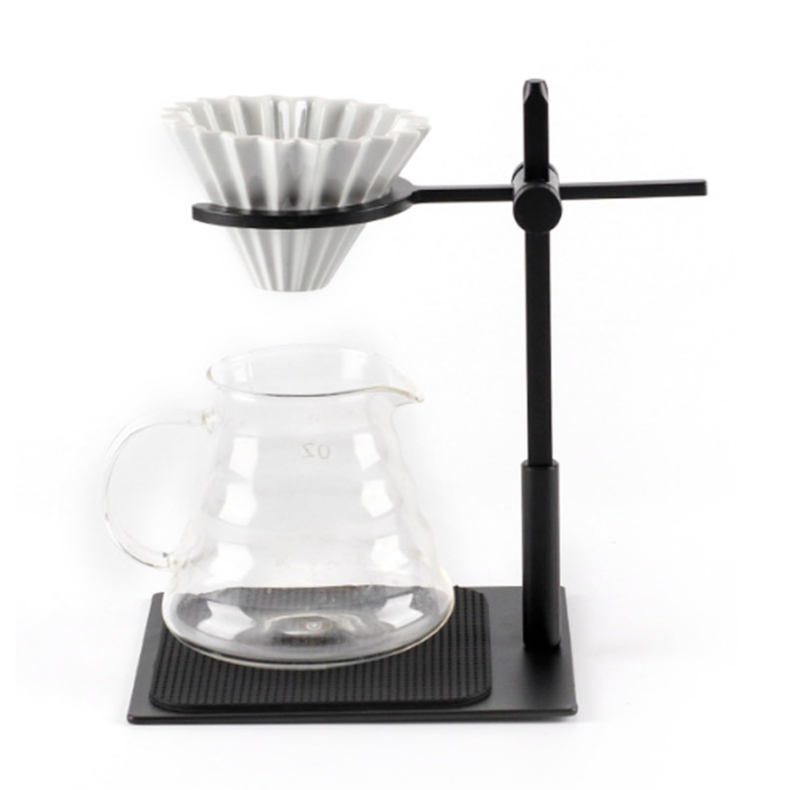 Coffee Dripper Stand,Pour Over Coffee Stand Aluminum Alloy Pour Over Coffee Station Dripper Stand Adjustable Antisli