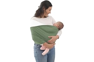 Kloovete Baby Wrap Carrier, Reversible Bonding Comforter, Soft & Stretchy Baby and Infant Sling, Perfect Baby Carrier Wrap Sling for Newborn and Infant up to 35 lbs.
