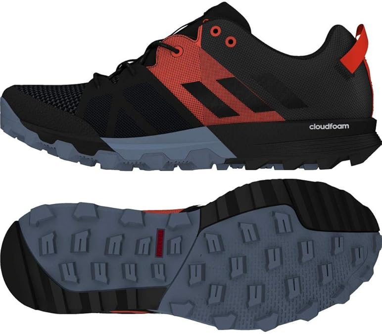 adidas Kanadia 8.1 Tr, Men's Competition Running Shoes, Grey (Carbon