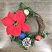 Supla 12 Pcs Artificial Wired Pine Garland Flexible Ties Christmas Greenery 12 inch Holiday Garland Vines Christmas Dollhouse Window Door decoration