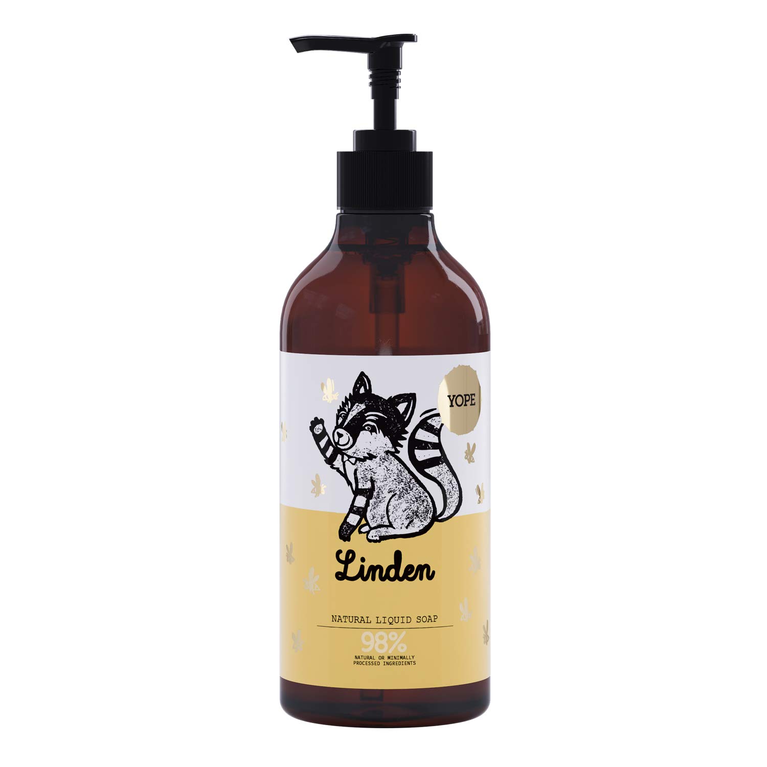 YOPE Liquid Hand Wash | Extracts Calendula | Extracts Chamomile | Extracts Allantoin | Provitamin B5 | Moisturising | Soothing | Vegan | Cruelty Free | Linden 500ml