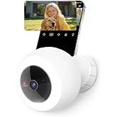 Noorio 2K Wireless Outdoor Security Camera, Battery/Solar Powered, 2.4GHz | 600lm Spotlight, AI Detection, Rechargeable 12600