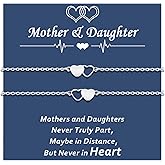 GBTBYS 2/3/4/5 Pcs Mother Daughter Bracelets Set Birthday Valentines Day Gifts for Her Grandma Granddaughter Aunt Niece Gifts Mommy and Me Sister Matching Wish Bracelets