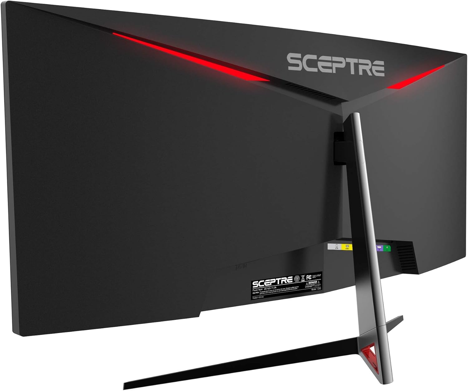 Sceptre 30-inch Curved Gaming Monitor 21:9 2560x1080 Ultra Wide Ultra Slim HDMI DisplayPort up to 200Hz Build-in Speakers, Metal Black (C305B-200UN): Computers & Accessories