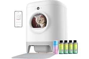 PETKIT PuraX Self-Cleaning Litter Box, Scooping Free and Automatic for Multiple Cats with Mat, xSecure/Odor Removal/APP Control