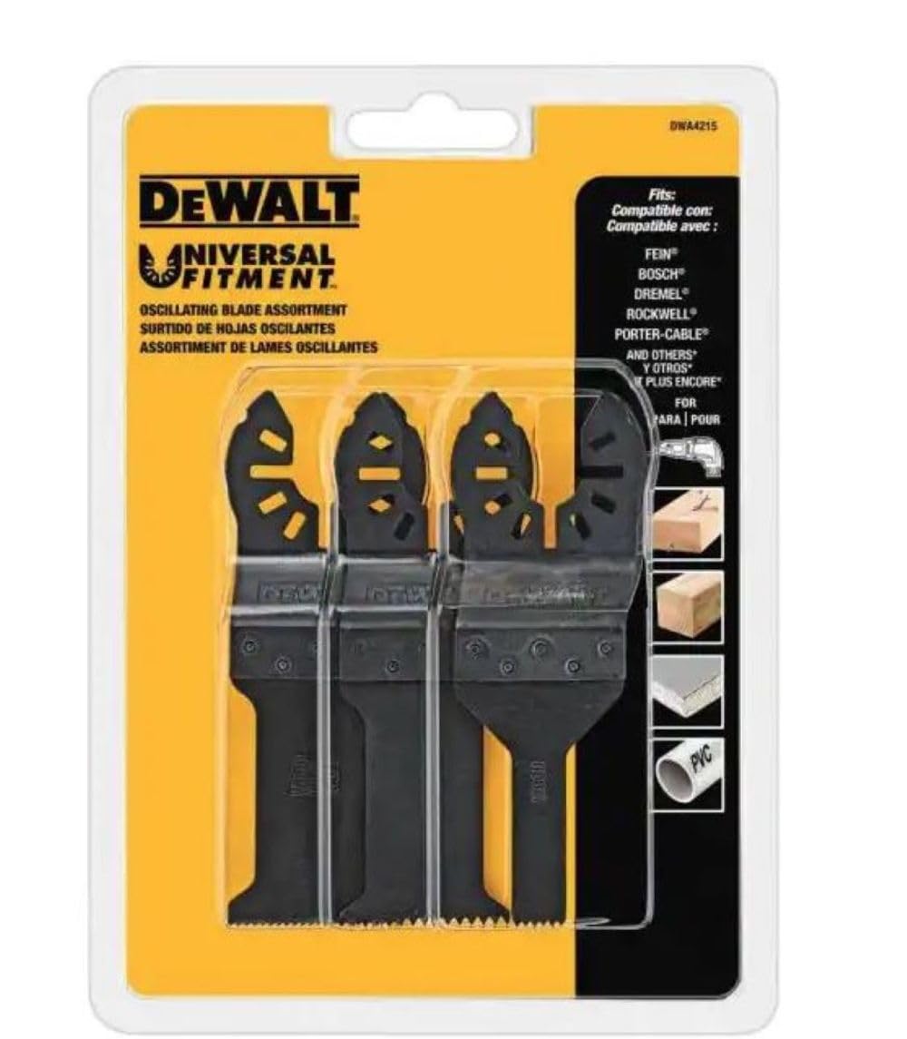 DEWALT Oscillating Tool Blades Set, 3-Piece (DWA4215)