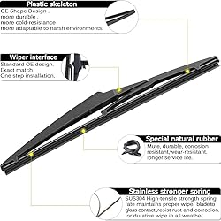 AUTOBOO 22"+21" Windshield Wipers with 12" Rear