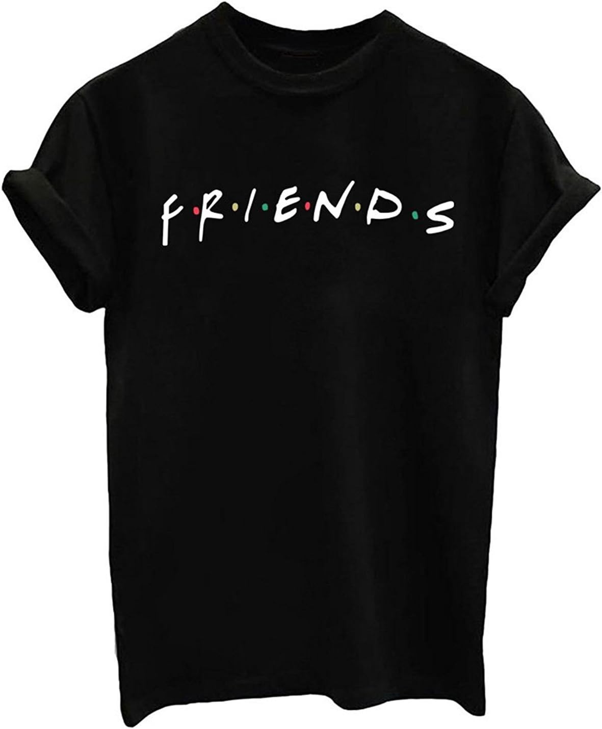 Teen Girls Graphic Casual Cotton Crew Neck/V Neck T-Shirt