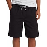 Volcom Boys Twill Chino Shorts Pull-On School Uniform Short Elastic Waist | Durable Stretch Fabric, Lightweight, Elastic Waistband, Flat-Front Silhouette, Versatile for Golf, School or Weekend Wear