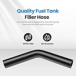 TKKEUEP Gasoline Fuel Filler Neck Hose With 4