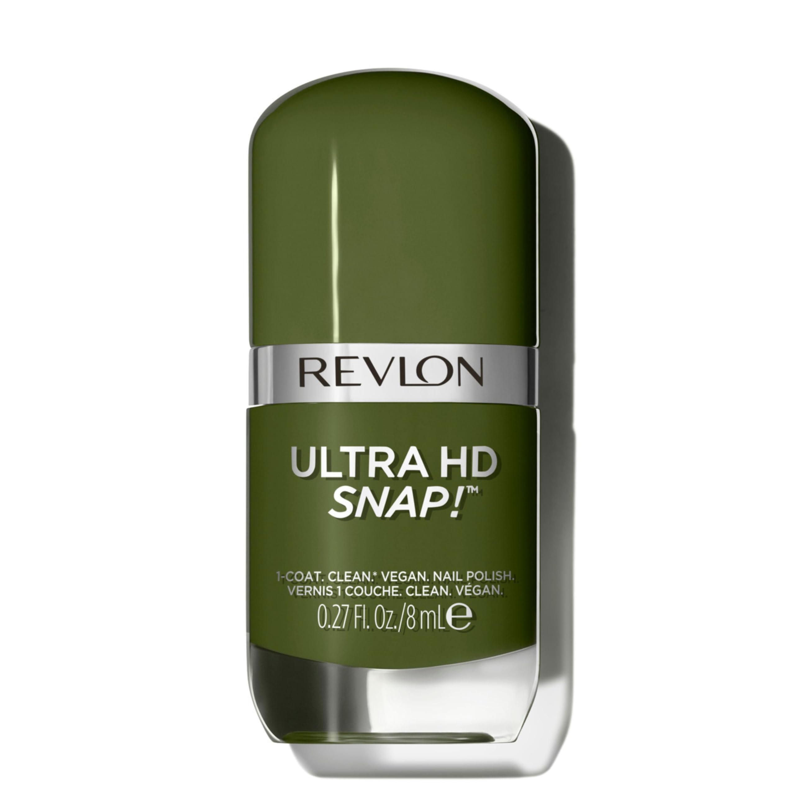 Revlon Ultra HD Snap Nail Polish, Long Lasting Vegan Formula, Quick Drying & One-Coat Full Coverage Colour (8ml) Commander In Chief (022) Unisex