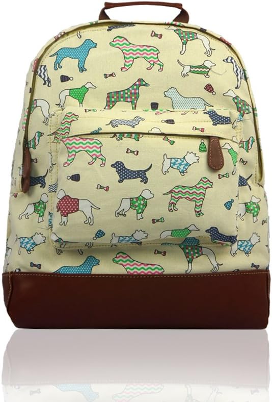 Womens ladies girls kids Multi animal pattern bag school backpack rucksack- back to school bags