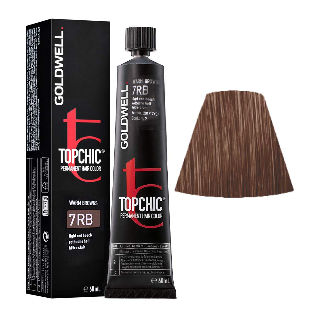Goldwell Topchic TB Permanent Hair Colour, 7Rb Light Red Beech, 60 ml 4021609000648