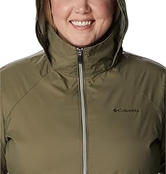 Columbia Womens Switchback IV Rain Jacket, Stone