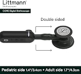 3M Littmann CORE Digital Stethoscope, Black, 69 cm, Model 8490 view 4